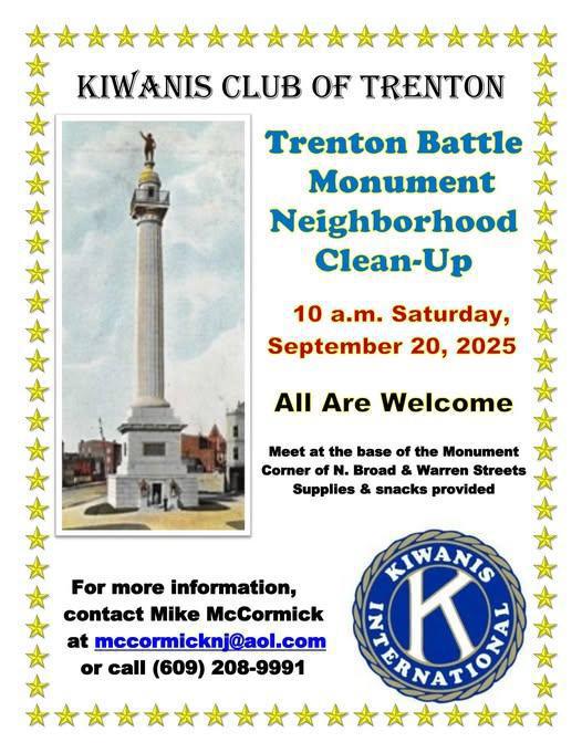 Trenton Battle Monument Neighborhood Clean-Up