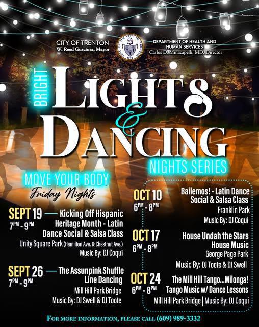 Bailemos! Latin Dance Social & Salsa Class - Lights & Dancing Night Series @Franklin Park