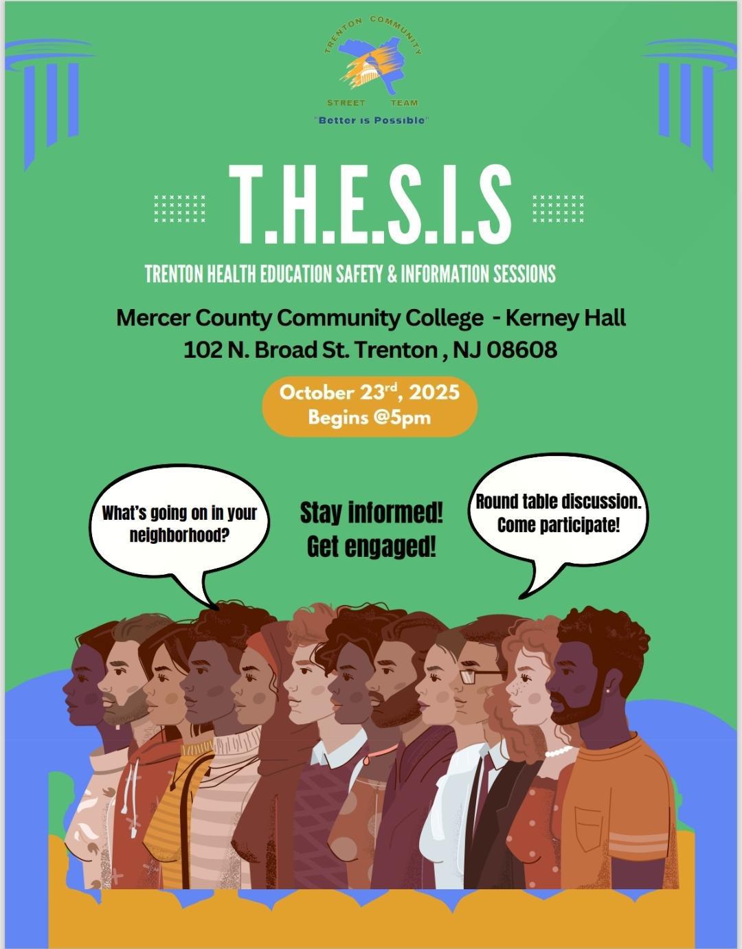 T.H.E.S.I.S - Trenton Health Education Safety & Information Sessions