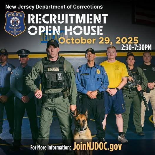 Recruitment Open House - New Jersey Department of Corrections  Recruitment Open House - New Jersey Department of Corrections