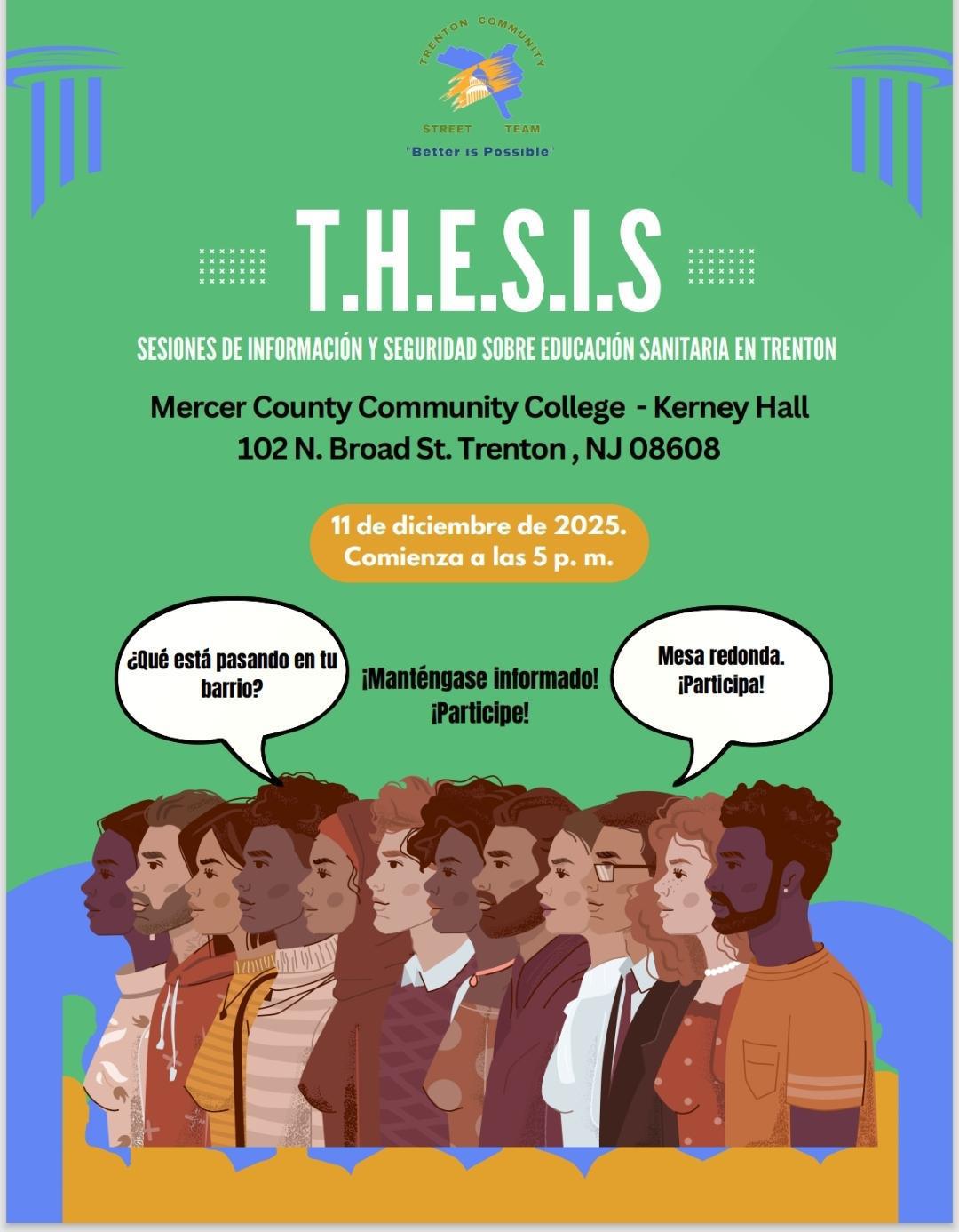 T.H.E.S.I.S - TRENTON HEALTH & SAFETY INFORMATION SESSIONS