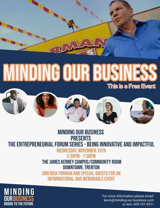 Minding Our Business - This is a FREE Event Minding Our Business - This is a FREE Event