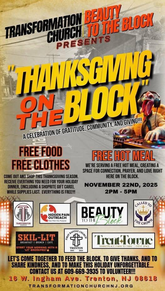 THANKSGIVING ON THE BLOCK 2025! THANKSGIVING ON THE BLOCK 2025!