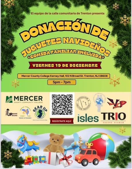 Holiday Toy Giveaway | Regalo de juguetes navideños w/Trenton Community Street Team TCST