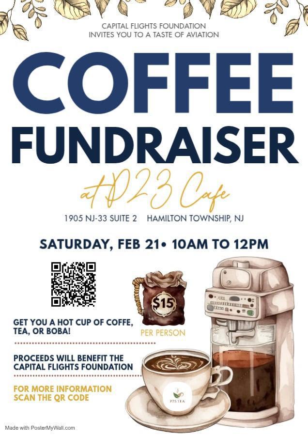 Coffee Fundraiser provided by Capital Flight Foundation