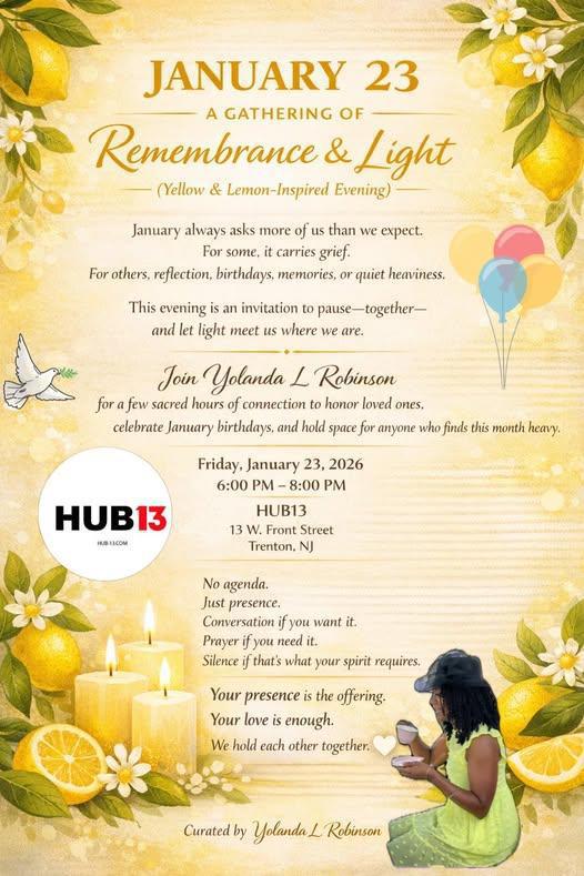 January 23 - A Gathering of - Remembrance & Light