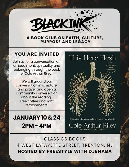 Black Ink - A Book Club on Faith, Culture, Purpose and Legacy
