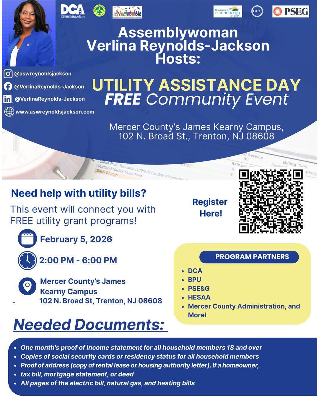 📢 Attention Mercer County Residents: Struggling to pay your utility bills?