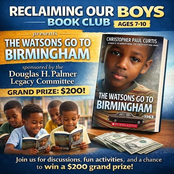FREE PROGRAM, EARN MONEY - Reclaiming Our Boys on Wednesdays 6:30-7:30pm