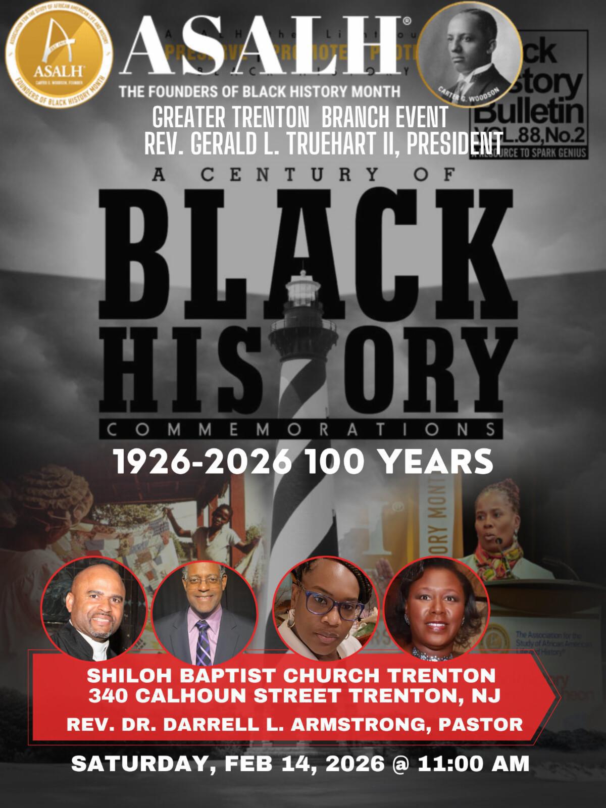 ASALH 100 Years of Black History Commemorations @ Shiloh Baptist Church