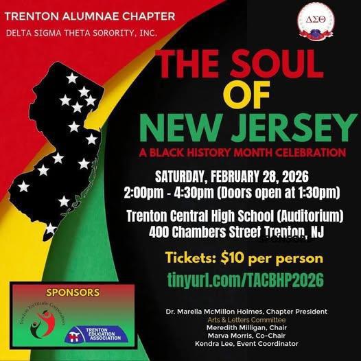 Delta Sigma Theta Sorority, Inc. Trenton Alumnae Presents: The Soul of NJ Delta Sigma Theta Sorority, Inc. Trenton Alumnae Presents: The Soul of NJ
