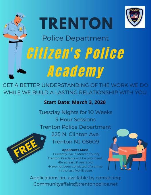 ** Spring Citizens Academy Class ** - Trenton, New Jersey Police Department