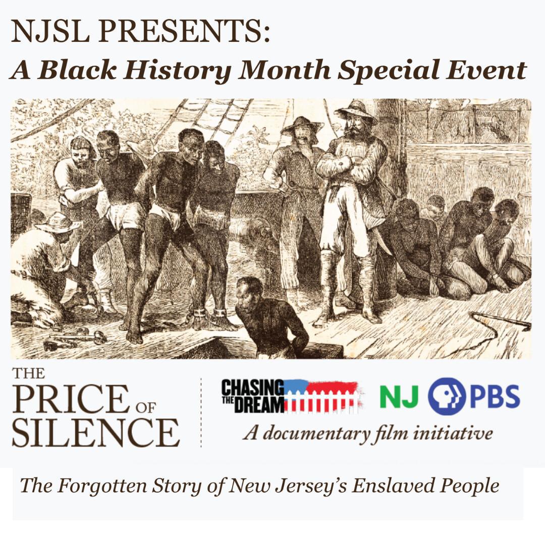 Price of Silence - New Jersey State Library in celebrating Black History Month