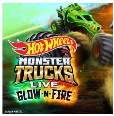 Hot Wheels Monster Trucks Live™: Glow-N-Fire 2026 Tour