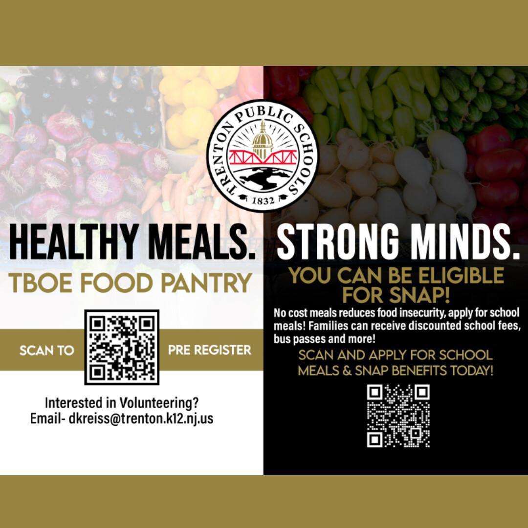 Health Meals - TBOE Food Pantry / Comidas saludables - Despensa de alimentos TBOE