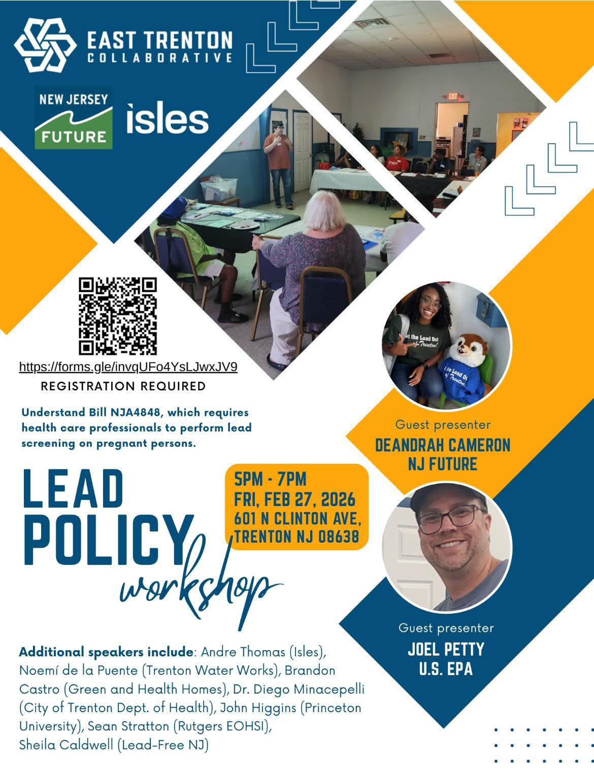 Lead Policy Workshop 