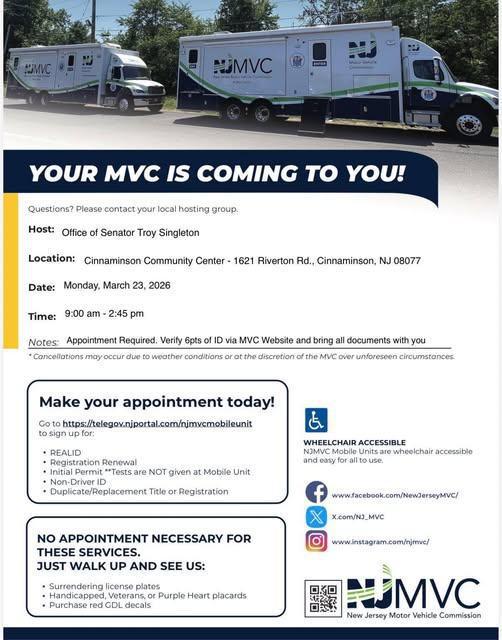 Get a Real ID in Cinnaminson!