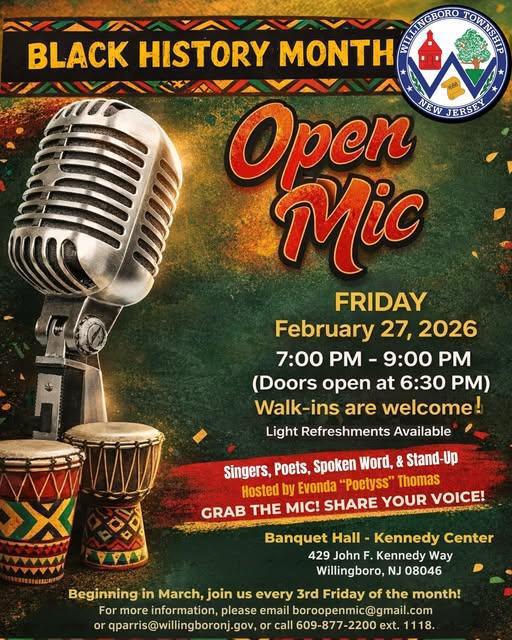 Celebrate Black History Month with us through music, poetry, and spoken word.