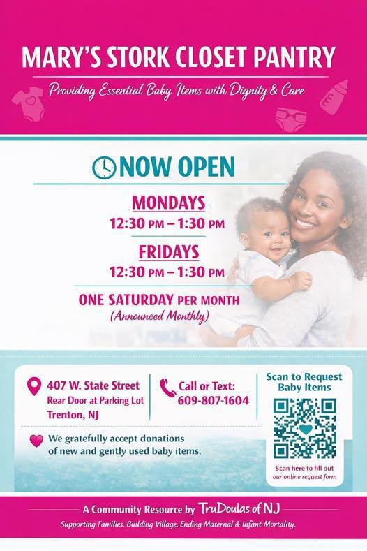 Mary's Stork Closet Pantry ( New hours )