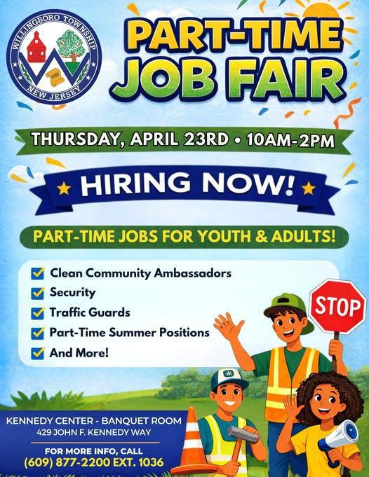 Looking for a part-time job or a summer opportunity? - Willingboro Township