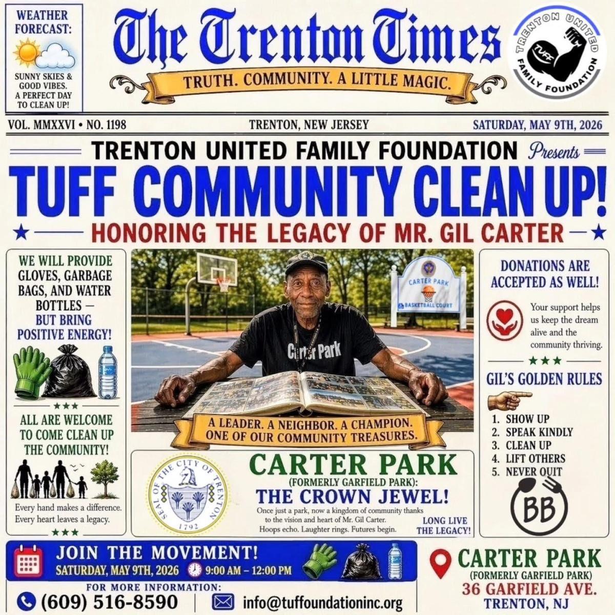 TUFF COMMUNITY CLEAN UP..May 9