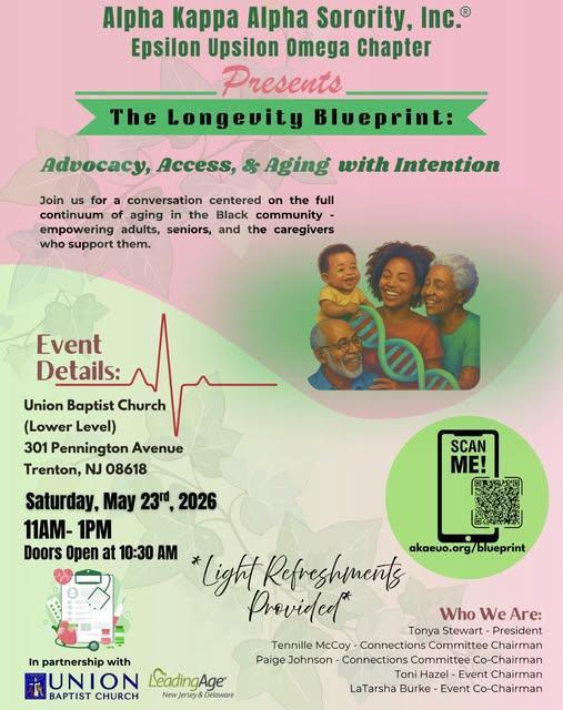  The Longevity Blueprint: Advocacy, Access, & Aging with Intention | Trenton, NJ