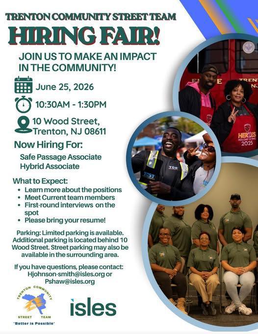 Hiring Fair - Trenton Community Street Team