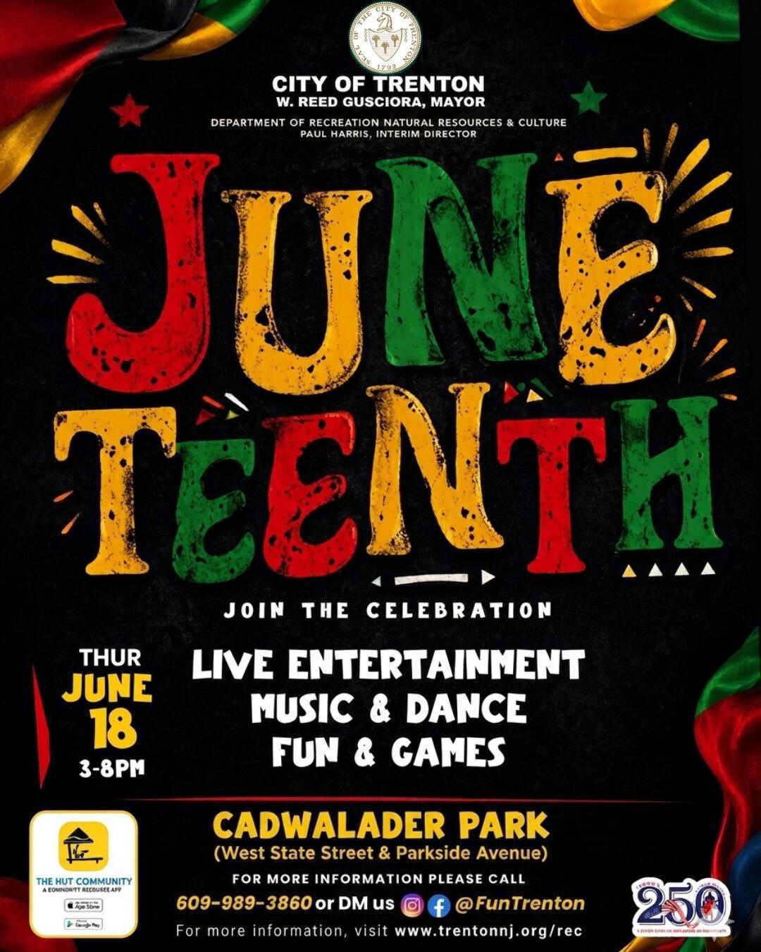 Annual Juneteenth Festival at Cadwalader Park