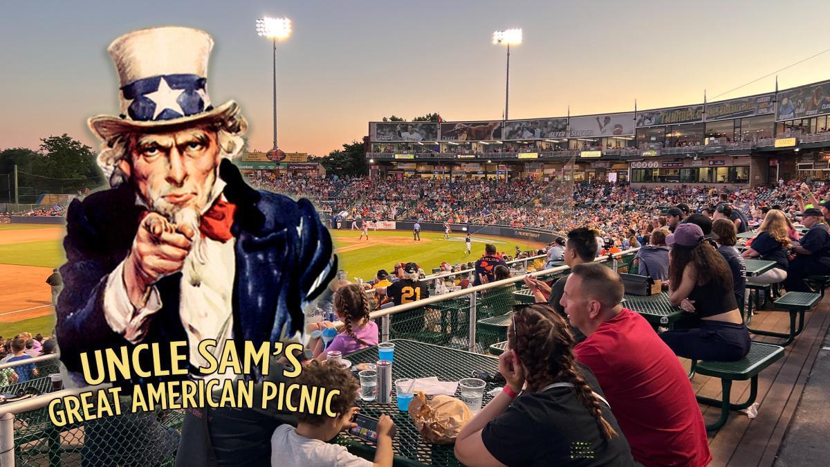 Fireworks at Trenton Thunder Baseball Ballpark - 250th In the City of Trenton