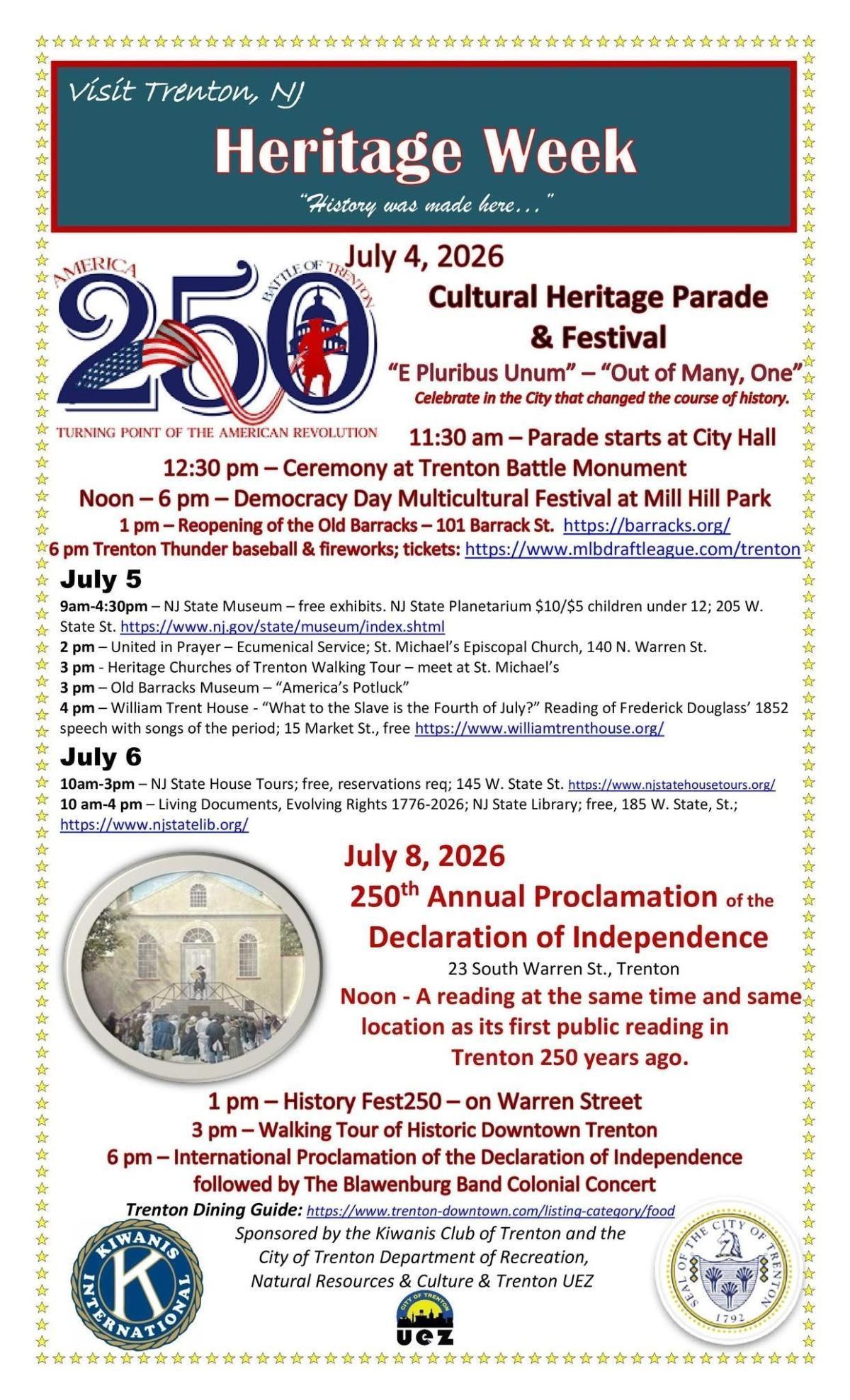 250th Annual Proclamation of the Declaration of Independence