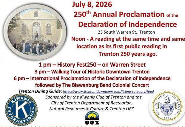 250th Annual Proclamation of the Declaration of Independence