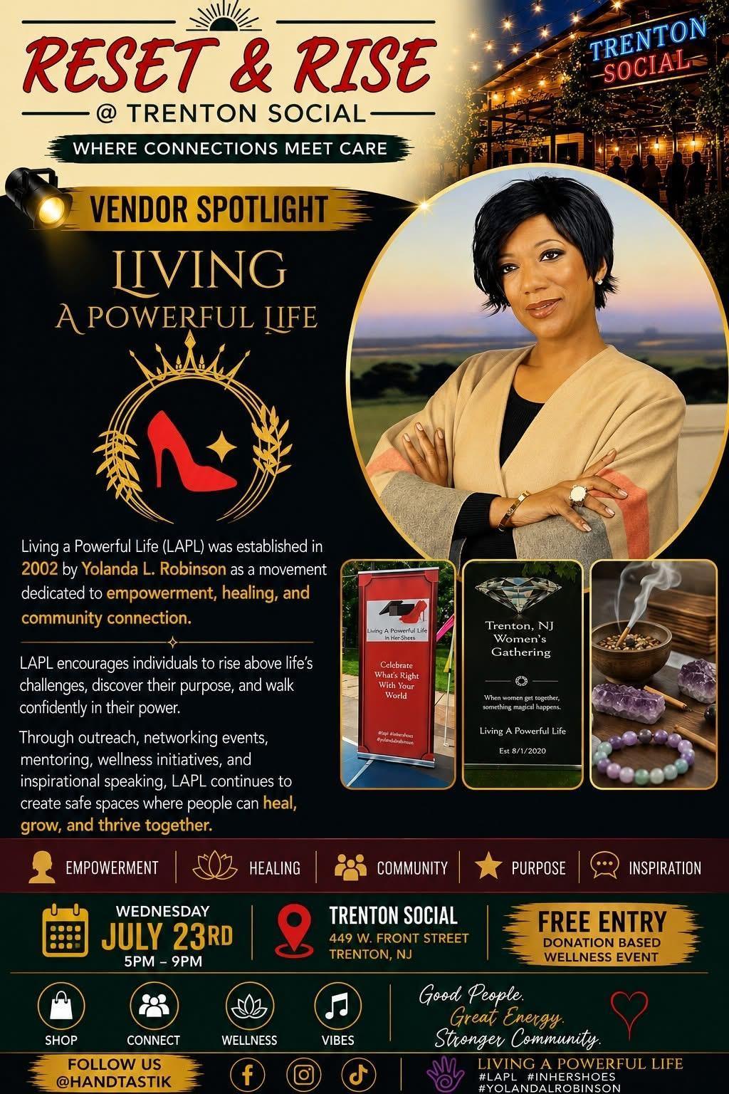 RESET & RISE Empowerment, Healing, Community, Purpose and Inspiration Session 