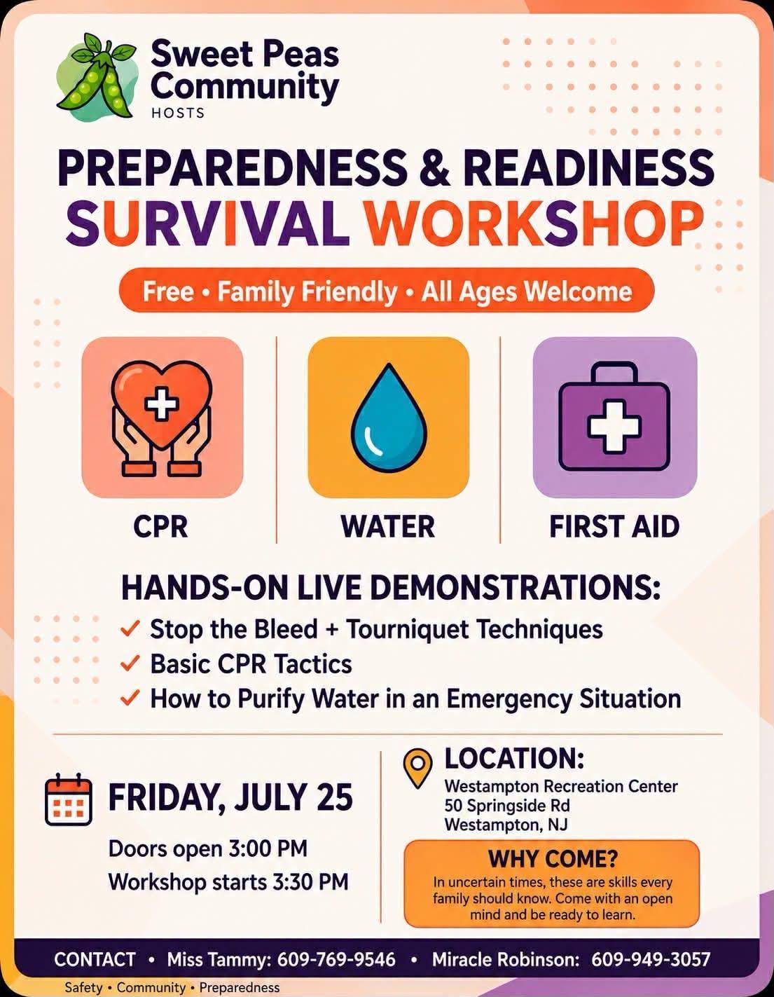 Preparedness and Readiness Survival Workshop 