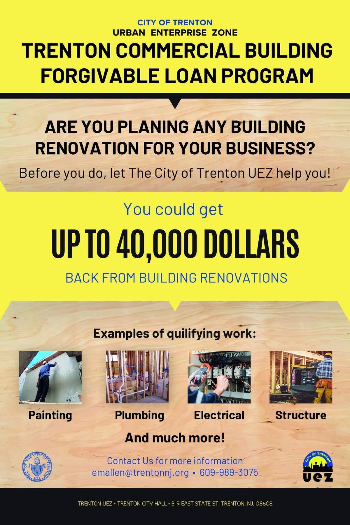 About (UEZ) Urban Enterprise Zone - City of Trenton NJ