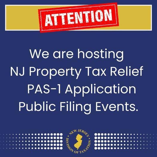 Property Tax Relief Filing Event - Princeton, NJ Property Tax Relief Filing Event - Princeton, NJ