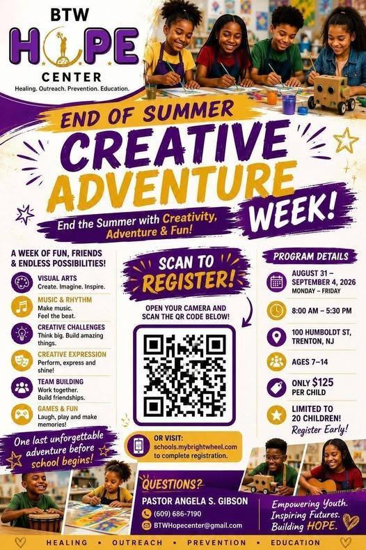 End of Summer Creative Adventure Week for Mercer County kids | Trenton, NJ End of Summer Creative Adventure Week for Mercer County kids | Trenton, NJ