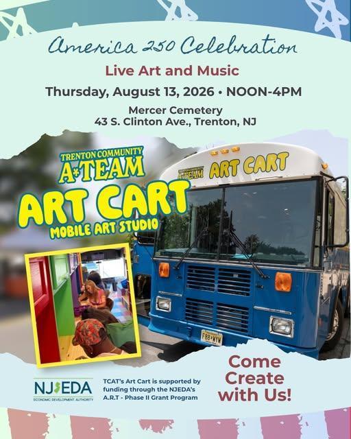 The Art Cart Rolls Into Mercer Cemetery The Art Cart Rolls Into Mercer Cemetery