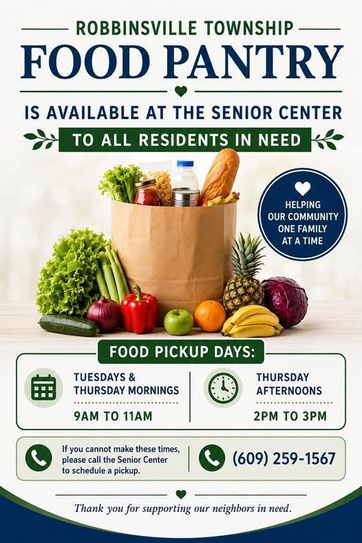 Food Pantry ( Tuesday & Thursdays Mornings - 9am to 11am )