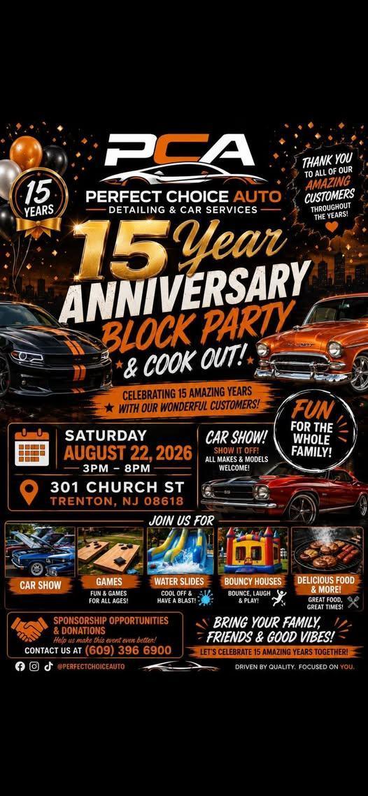 PCA - 15 Year Anniversary Block Party & Cook Out