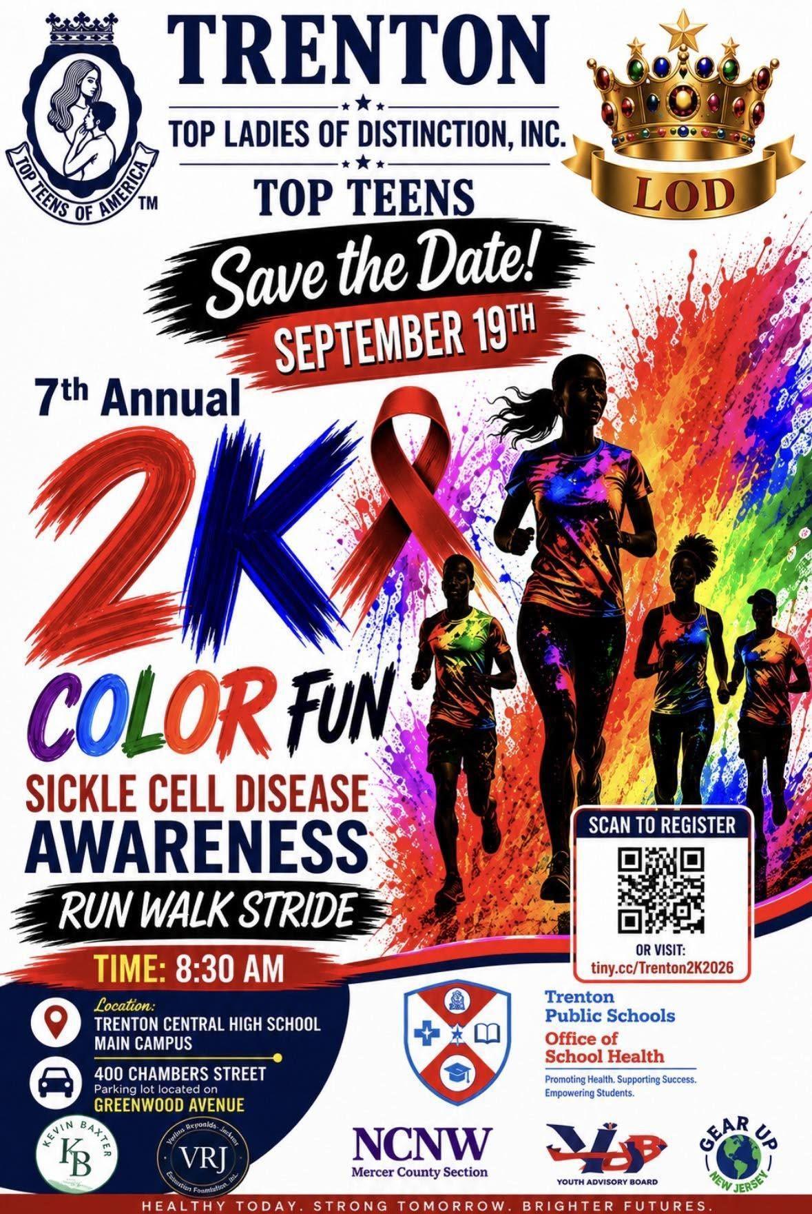 7th Annual 2K Color Run w/Top Ladies of Distinction Inc.