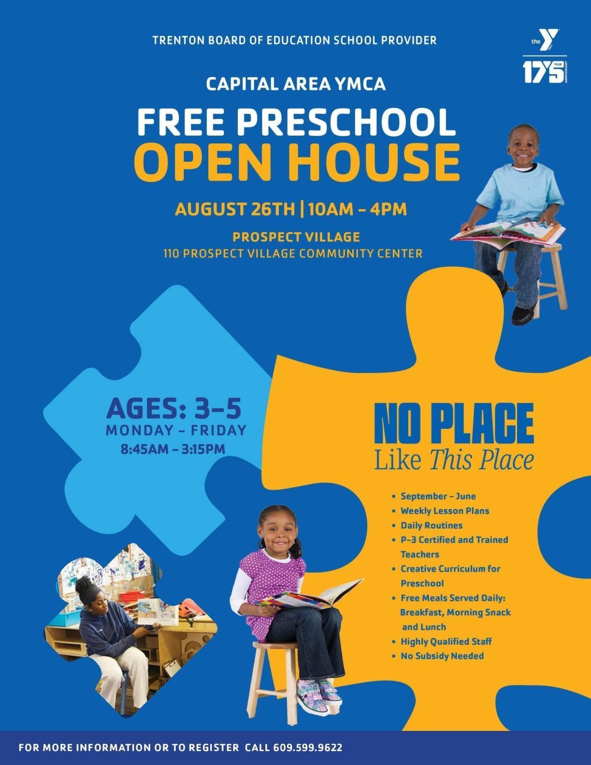 YMCA Free PreSchool Open House