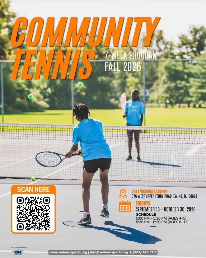 Fall Tennis (9/18 to 10/30) with We Lead Sports Inc at Villa Victoria Academy
