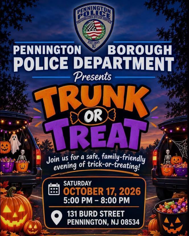 Trunk or Treat in Pennington NJ