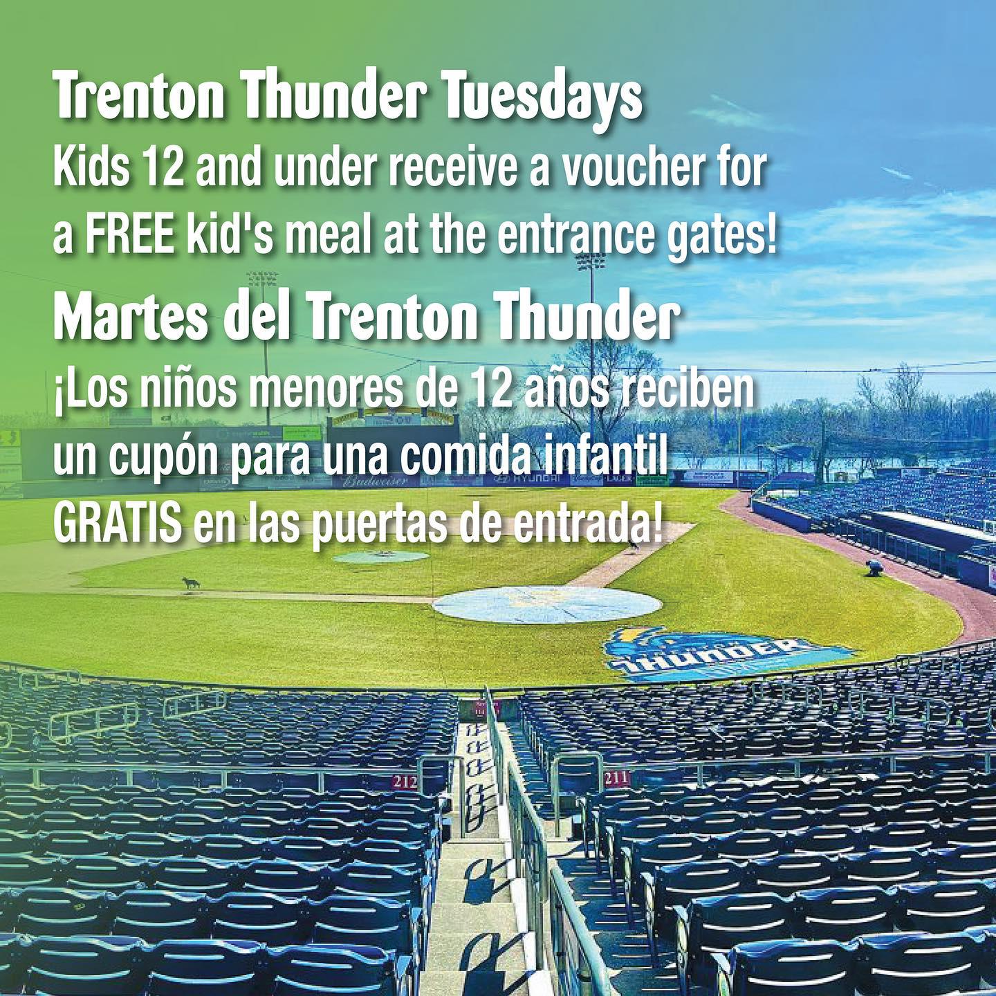 Trenton Thunder Tuesdays / Martes del Trenton Thunder