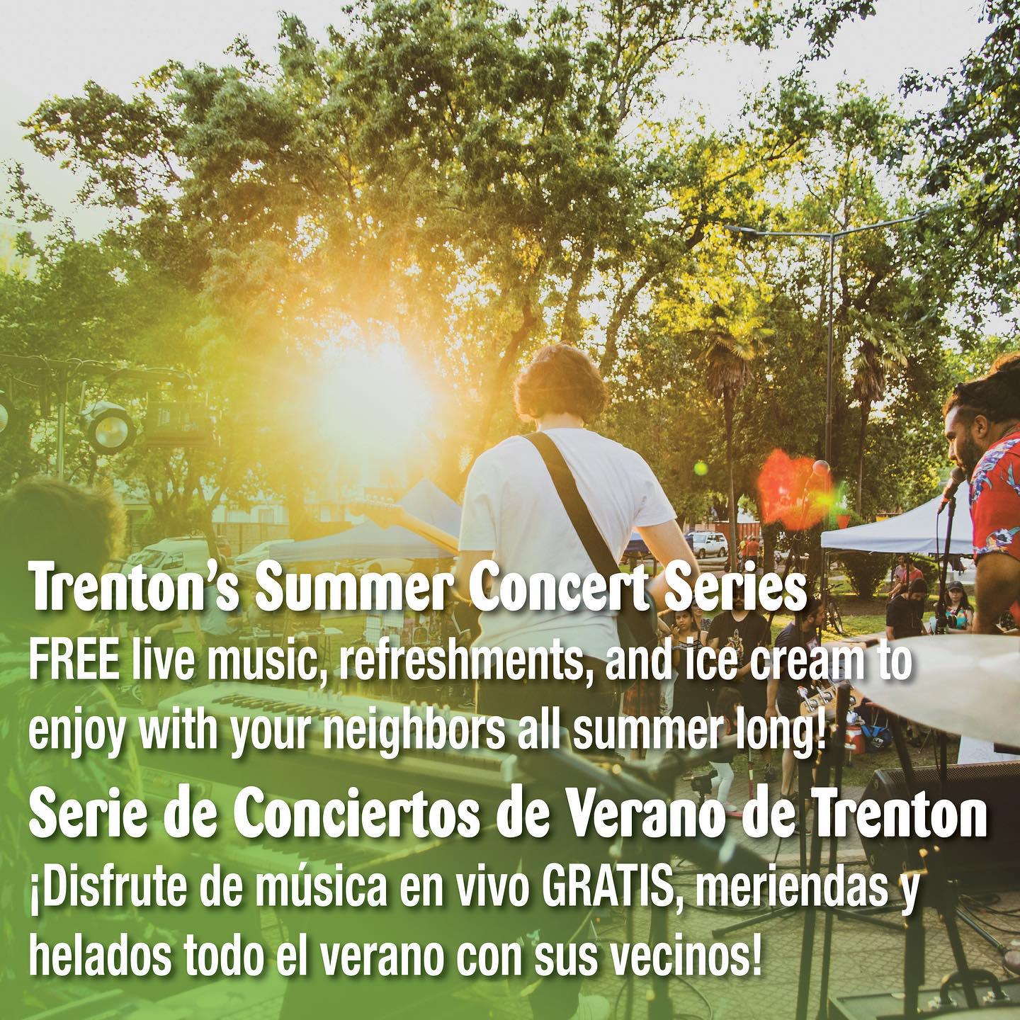 Trenton's Summer Concert Series /  Serie de Conciertos de Verano de Trenton