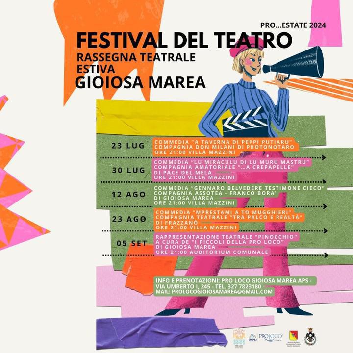 Rappresentazione Teatrale "Pinocchio" A Cura de "I Piccoli della Pro Loco" di Gioiosa Marea (inizio ore 21:00)