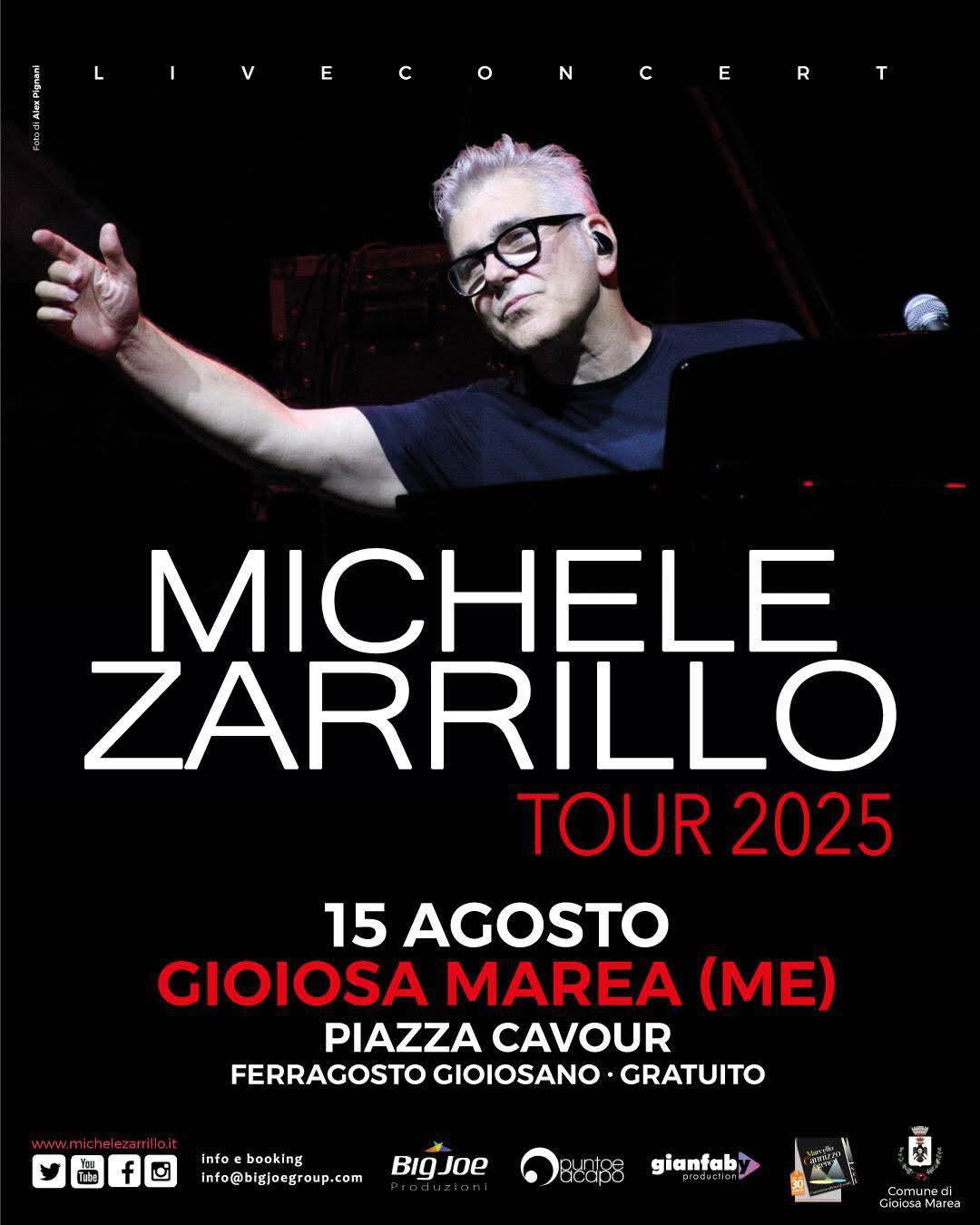 Michele Zarrillo Tour 2025 (inizio ore 21.30)