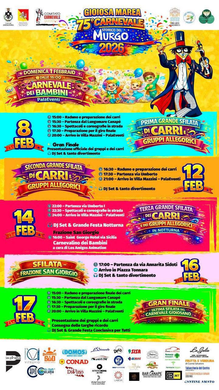 Terza Grande Sfilata di Carri e Gruppi Allegorici In Notturna (Inizio ore 22:00)