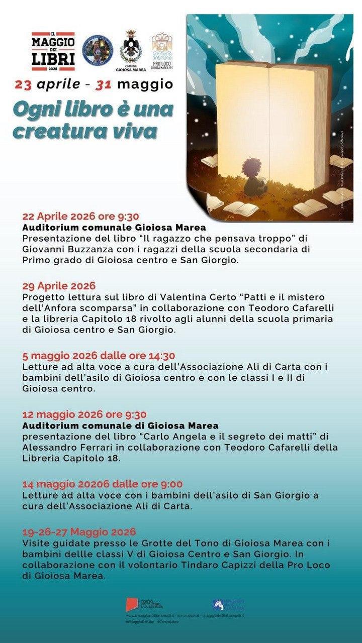 Il Maggio Dei Libri-"il Ragazzo che Pensava Troppo" (Inizio ore 9:30)