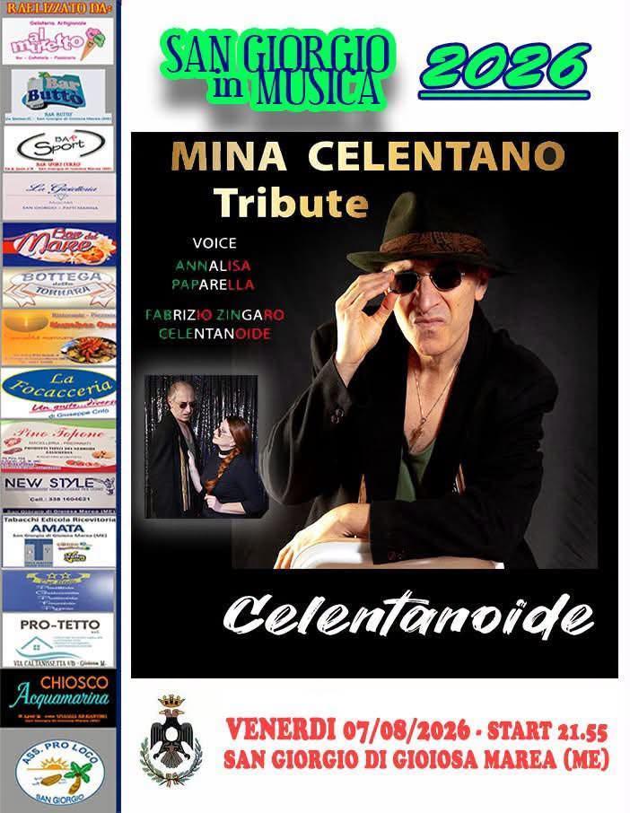 "Celentanoide" Mina & Celentano Tribute Show (inizio ore 21:45)